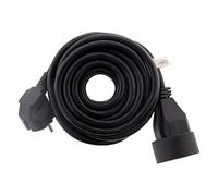 Zenitech Prolongateur électrique HO5VV-F 16A 3G1,5 mm² Noir 5 m