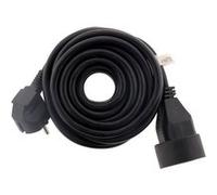 Zenitech Prolongateur électrique HO5VV-F 16A 3G1,5 mm² Noir 5 m