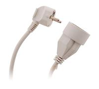 Zenitech – Prolongateur 16A 2P+T HO5VV-F 3G1,5 mm² Blanc 3 m