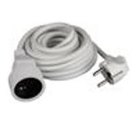 Prolongateur ménager 16A HO5VV-F 3G1mm² - Blanc 1,90m - Zenitech