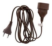 Zenitech - Rallonge 2m - HO3VVH2F 2x0,75mm² 6A - marron G