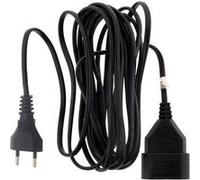 Rallonge 2m - HO3VVH2F 2x0,75mm² 6A - noir - Zenitech