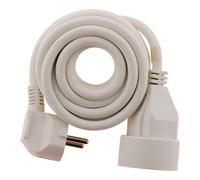 zenitech - Rallonge de câble d'alimentation - CA 230 V - 5 m - blanc