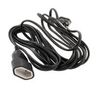 Rallonge Schuko HO5VV-F 3G1,5mm² 2m - Noir - Zenitech