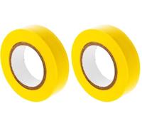 Zenitech Rouleau adhésif 15mmX 10m - Jaune (Lot de 2)