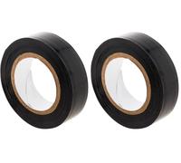 Zenitech Rouleau adhésif 15mmX 10m - Noir (Lot de 2)