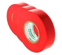 Zenitech Rouleau adhésif 19mm x 20m Rouge (Lot de 3)