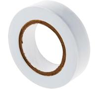 Zenitech - Rouleau Adhésif Isolant PVC 0,15mm - Blanc - Largeur 15mm x Longueur 10m - Idéal pour Travaux Électriques - Repérage Facile - Qualité Professionnelle pour Sécurité et Fiabilité Maximales