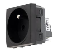 Zenitech Simplea - Prise 2P+T noir