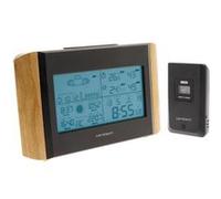 Zenitech Station météo effet bois avec capteur sans fil IP44
