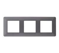 Zenitech - Triple plaque de finition Artezo - titanium