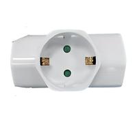 Zenitech - Triplite Schuko 16A - Blanc