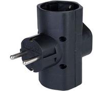 Zenitech - Triplite Schuko 16A - Noir Noir