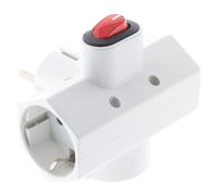 Zenitech Triplite Schuko 3 prises + interrupteur