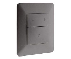 Zenitech Variateur LED 3 Boutons avec mémoire Titanium | Variateur LED 3 boutons avec mémoire d'intensité lumineuse Titanium - Artezo