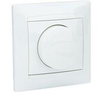Zenitech - Variateur rotatif encastré 200W Zyna - Blanc blanc