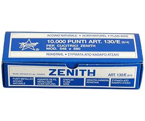 Zenith 311301401 Punti Agrafes de Bureau 130/E (6/4), 1 Boîte 10 agrafes