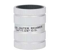 ZenithAur Alésoir d'ébavurage de tube de 1/4" à 1-3/8" Outil pour enlever les bavures avec coque en alliage d'aluminium pour couper les tubes en acier inoxydable et en laiton