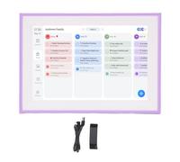 ZenithAur Calendrier numérique Intelligent 10,1" avec Tableau interactif des tâches pour la Maison et Le Bureau, Gestion des tâches familiales, Calendrier à écran Tactile HD 1280