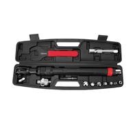 ZenithAur extension à cliquet avec torsion maximale de 150 N.m et rapport de réduction de 66:1, rallonge de oudée avec adaptateurs 3/8" et 1/2" pour espaces restreints