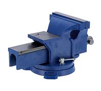 ZenithAur Étau d'établi de 6 pouces avec construction en acier 45#, ouverture maximale de 140 mm et grande enclume, étau de verrouillage robuste avec base pivotante à 360 degrés
