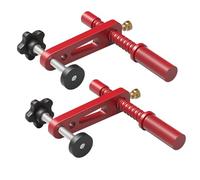 ZenithAur Lot de 2 pinces de serrage pour chien d'établi, 19 mm (3/4 pouces), pince de maintien de table MFT réglable avec broches de positionnement, serrage rapide en alliage