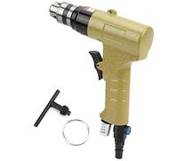 ZenithAur Perceuse pneumatique 3/8" 1400 tr/min réversible CW CCW, type outil pneumatique avec mandrin de 10 mm et entrée 1/4" pour perçage industriel