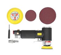 ZenithAur Ponceuse orbitale à air 12 000 tr/min avec corps en alliage de zinc, polisseuse pneumatique à entrée 1/4 po pour les détails automobiles, le travail du métal et la