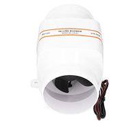 ZenithAur Souffleur d'air en Ligne 270 CFM 12 V DC, souffleur d'air électrique de 4 Pouces avec Ventilateur à 6 pales pour la Ventilation de la cale Marine, de l'office et du