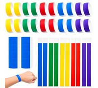 ZenithCove 500PCS Bracelets Papier, Imperméables Bracelet D'identification | Bracelets Événementiels Colorés Utilise un Design Auto-adhésif pour Soirées Festival Musique Evénements Clubs Concert Entrée