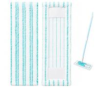 ZenithCove Housses de Rechange pour Leifheit Profi XL Micro Duo/Cotton Plus | 2 Pièces 47x15cm Serpillères de Rechange Microfibre Haute Absorption Nettoyante Balai Serpillère pour Tous Types de Sol