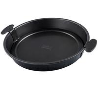 Zenker 3862 Moule à tarte avec fond amovible - 28 cm de diamètre - Moule à gâteau rond avec fond amovible - Moule à tarte, quiche et autres - Noir