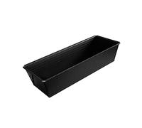 Zenker 3971 Moule à cake rectangulaire 25 cm, moule pain de mie, moule à gâteau, moule gateau rectangulaire, moule à pâtisserie, acier, noir, 25 x 11,5 x 7 cm