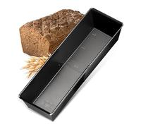 Zenker 3974 Moule a cake extensible, moule a gateau extensible de 28 à 40 cm, moule à gâteau, moule gateau rectangulaire, moule à pain de mie, moule a brioche, Acier, 28-40 x 16 x 10 cm