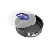 Zenker Moule à charnière Pure 3979 – Rond 26 cm avec couvercle de transport – Acier/Plastique – Noir