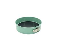 Zenker 42848 Moule rond, moule a manqué, moule gateau, moule a gateau, moule à manqué, moule gateau rond, plat a gateau, Acier carbone, 25 x 6,7 cm, Turquoise
