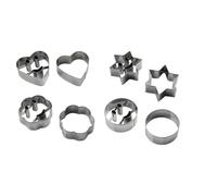 Zenker Emporte-pièces pâtisserie 42892 – Lot de 2 smiley inox 6 cm argent pour Linzer