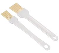 Zenker 42925 Pinceau à pâtisserie Set 2 pièces blanc/crème, Plastique, 19,5 x 2,5 cm / 19,5 x 3,5 cm