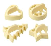 Zenker 43006 Candy Emporte-Pièce avec Manche Plastique coloris Crème 20 x 10 x 5 cm 4 Pièces
