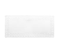 Lot de 15 napperons papier rectangulaires pour cakes