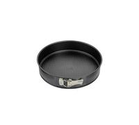 Zenker 6502 Moule à manqué à charnière 24 cm, moule rond, moule à gâteau, Acier, Noir, 24 x 24 x 6,5 cm, 9-Inch