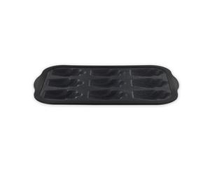 Zenker 685538 Moule à madeleines en fibre de verre, moule pour 9 madeleines, moule à madeleines, Silicone fibre de verre, Nylon, Gris, 28 x 18 x 2 cm