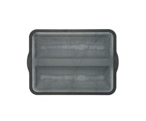 Zenker 685545 Moule à baguette en silicone fibre de verre, plaque à baguette, moule pour baguette de pain, Silicone, Fibre de verre, Nylon, Gris, 36 x 26 x 2,5 cm