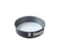 Zenker 6930 Moule à manqué à charnière 26 cm fond en verre, moule rond, moule à charnière 26 cm, moule gateau, moule patisserie, Acier, Verre, 26 x 6,5 cm