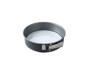 Zenker 6930 Moule à manqué à charnière 26 cm fond en verre, moule rond, moule à charnière 26 cm, moule gateau, moule patisserie, Acier, Verre, 26 x 6,5 cm