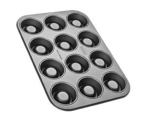 Zenker 7423 Moule Pour 12 Mini Babs/Savarins 38,5 X 26,5 X 3 Cm