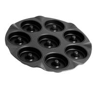 Zenker Moule à beignets 7426 – 8 empreintes, acier inoxydable, noir 33 cm