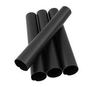 Zenker 7726 Lot de 4 moules tube pâtisserie, moule à gâteau en tube, tube pour croissants apéritifs, Acier inoxydable, Noir, 13 x 2,5 x 2,5 cm