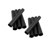 Zenker 9944250 Lot de 8 moules tube pâtisserie, moule à gâteau en tube, tube pour croissants apéritifs, Acier, Noir, 13 x 2,5 x 2,5 cm