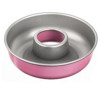 Zenker Creative Studio, Moule à Gâteau Rond, avec revêtement Anti-adhésif, ø280mmx80 mm, créatif Pâtisserie (Couleur : Rose, Argent), quantité : 1 pièce
